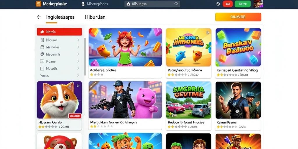 Screenshot menunjukkan antarmuka utama DORA77 yang menarik.
