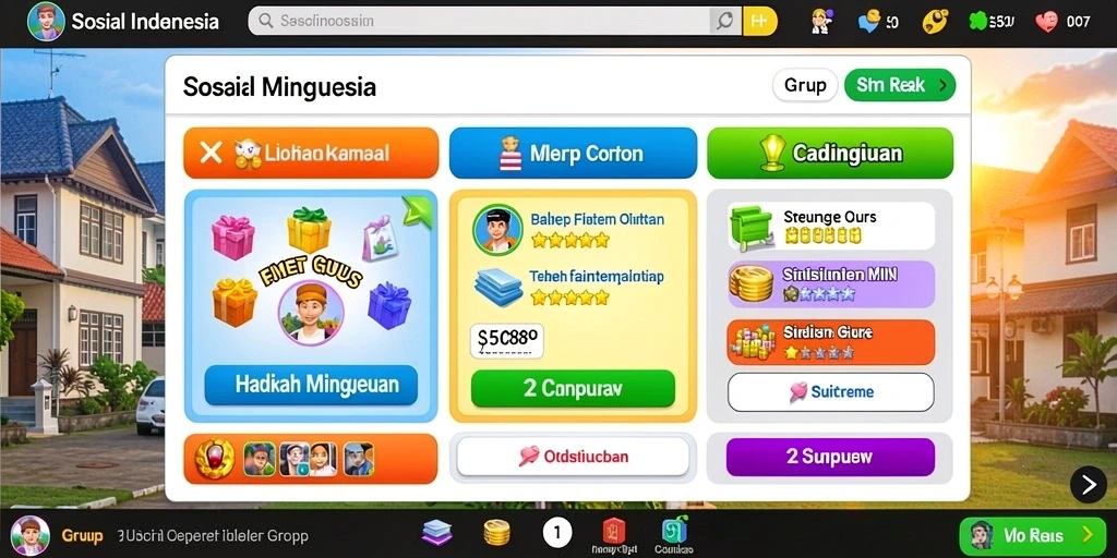 Tampilan antarmuka yang modern dan menarik.