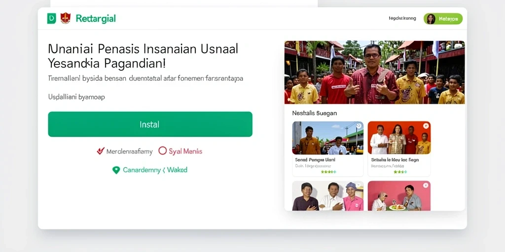 Tampilan antar muka yang menarik dan mudah digunakan.