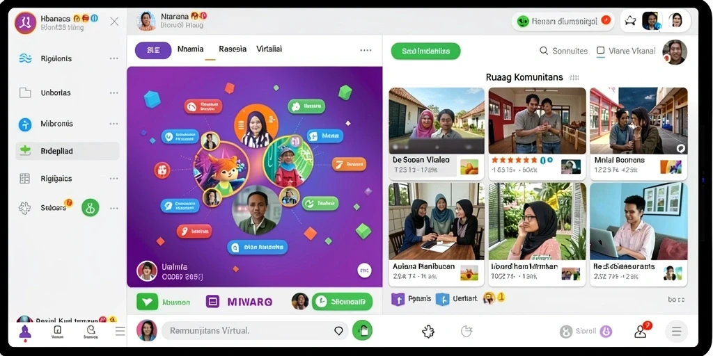 Tampilan antarmuka yang intuitif dan user-friendly.