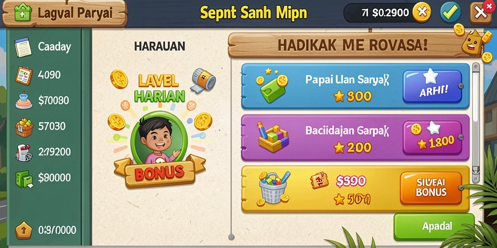 Tampilan awal KNO89 dengan grafis menarik.