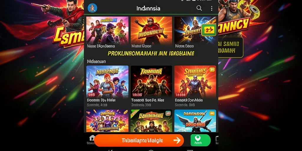 Screenshot menampilkan antarmuka permainan slot yang menarik.