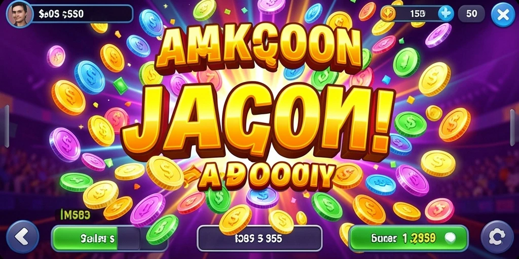 Tampilan utama game dengan antarmuka yang atraktif.