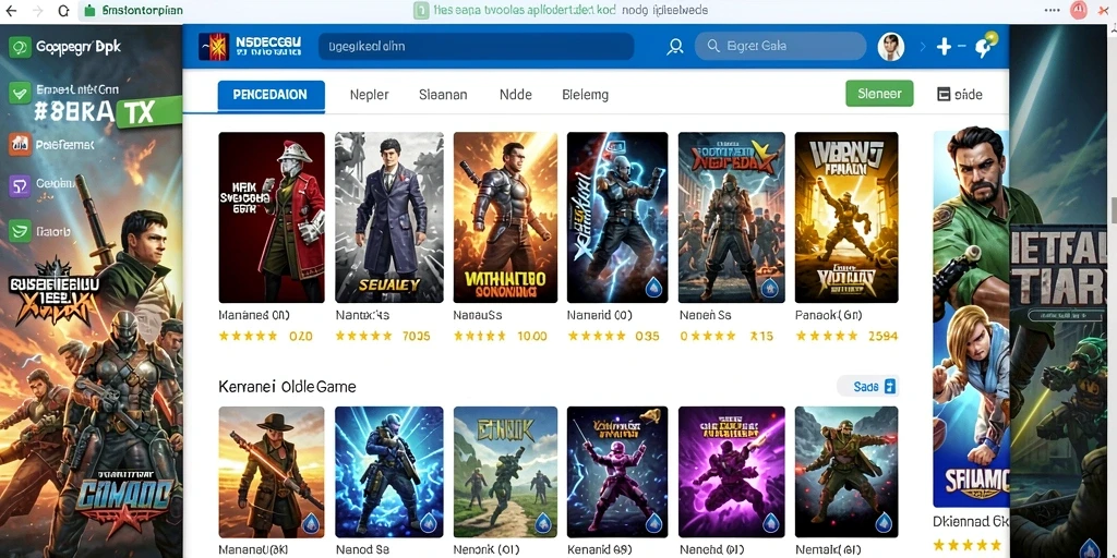 Tampilan menu utama yang menarik dan intuitif.