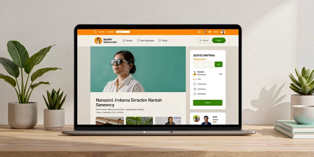 Tampilan antarmuka yang user-friendly.
