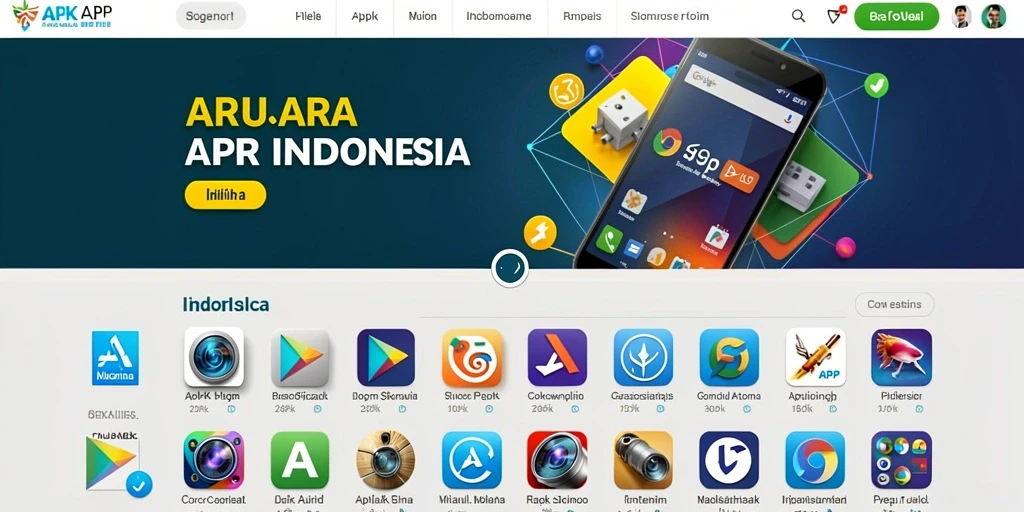 Tampilan utama game dengan karakter yang menarik.