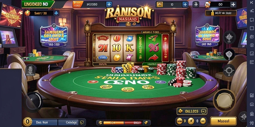 Screenshot menampilkan antarmuka permainan yang menarik.