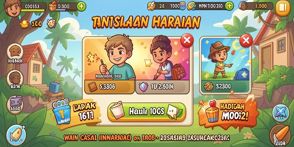 Tampilan awal aplikasi VO777 yang menarik dan interaktif.